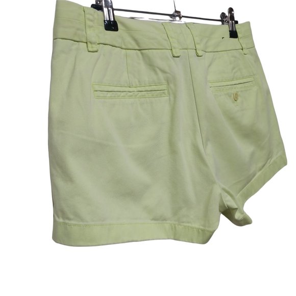 J. Crew Lime Green 3" Classic Chino Shorts Size 4 - Picture 8 of 11